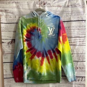 Multicolor Tie-Dye Hoodie